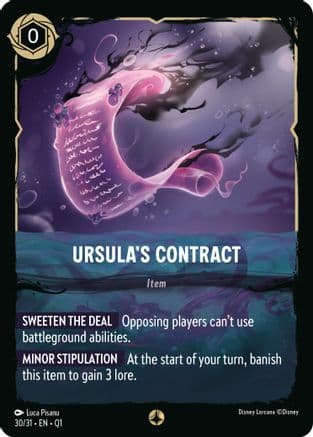 Ursula's Contract — Illumineer's Quest: Deep Trouble