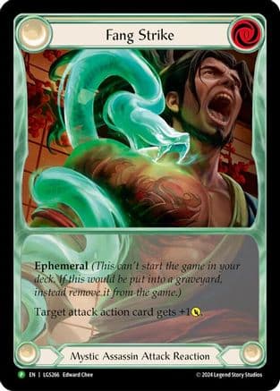 Fang Strike - LGS266 — Flesh and Blood: Promo Cards Flesh and Blood card by Edward Chow