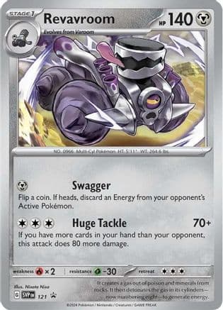 Revavroom - 121 — SV: Scarlet & Violet Promo Cards Pokémon TCG card by Nisota Niso
