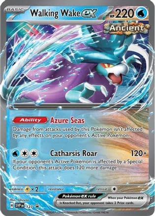 Walking Wake ex - 127 — SV: Scarlet & Violet Promo Cards Pokémon TCG card by takuyoa