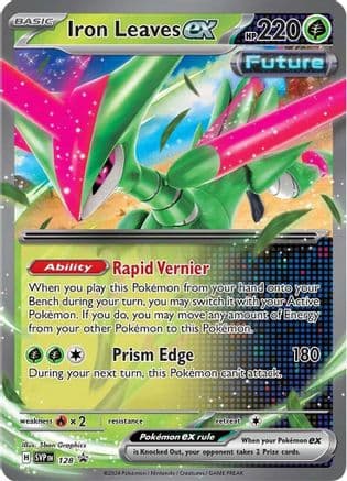 Iron Leaves ex - 128 — SV: Scarlet & Violet Promo Cards Pokémon TCG card by 5ban Graphics