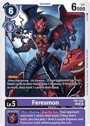 Feresmon — Infernal Ascension Digimon Card Game card by tessy
