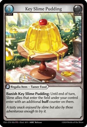 Key Slime Pudding — Promotional Cards