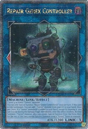 Repair Genex Controller (Quarter Century Secret Rare) — Battles of Legend: Terminal Revenge