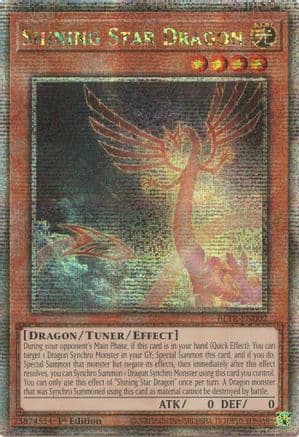 Shining Star Dragon (Quarter Century Secret Rare) — Battles of Legend: Terminal Revenge