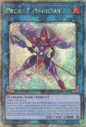 Proxy F Magician (Quarter Century Secret Rare) — Battles of Legend: Terminal Revenge