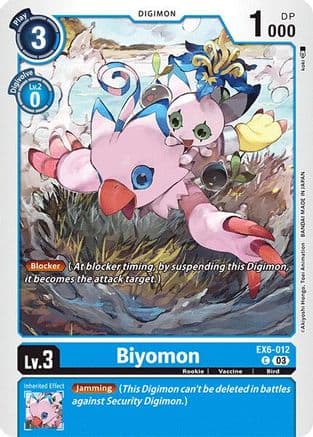 Biyomon — Infernal Ascension Digimon Card Game card by koki