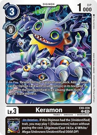 Keramon — Infernal Ascension Digimon Card Game card by YAMURETSU