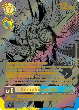 Seraphimon ACE (Textured) — Digimon Card Game card
