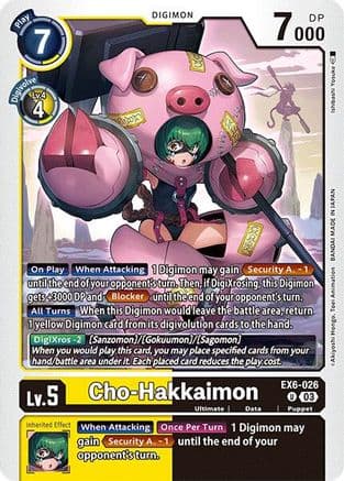 Cho-Hakkaimon — Infernal Ascension Digimon Card Game card by Akiyoshi Hongi, Toei Animation
