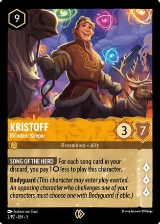 Kristoff - Reindeer Keeper — Disney Lorcana Promo Cards