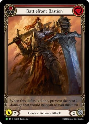 Battlefront Bastion (Red) - FAB235 — Flesh and Blood: Promo Cards