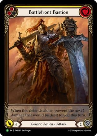 Battlefront Bastion (Yellow) - FAB236 — Flesh and Blood: Promo Cards