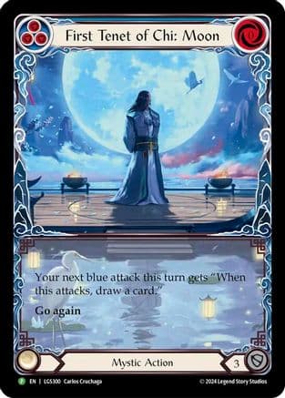 First Tenet of Chi: Moon - LGS300 — Flesh and Blood: Promo Cards Flesh and Blood card by Grifter Orogjnag