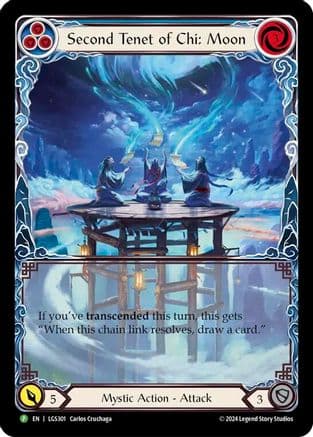 Second Tenet of Chi: Moon - LGS301 — Flesh and Blood: Promo Cards