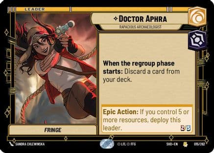 Doctor Aphra - Rapacious Archaeologist — Shadows of the Galaxy