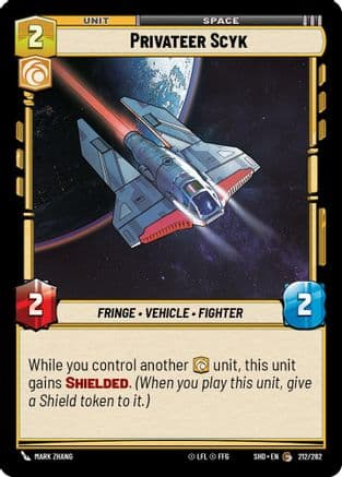 Privateer Scyk — Shadows of the Galaxy Star Wars: Unlimited card by Mark Zhang