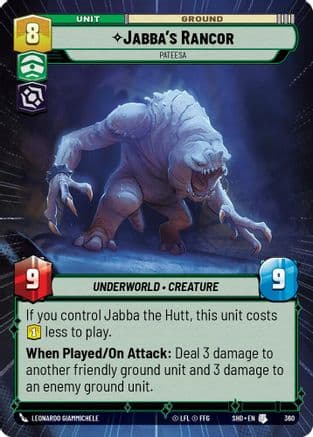 Jabba's Rancor - Pateesa (Hyperspace) — Shadows of the Galaxy