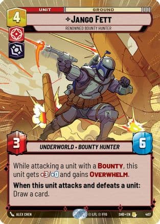 Jango Fett - Renowned Bounty Hunter (Hyperspace) — Shadows of the Galaxy