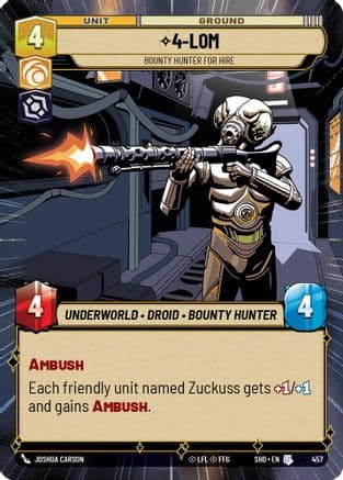 4-LOM - Bounty Hunter for Hire (Hyperspace) — Shadows of the Galaxy