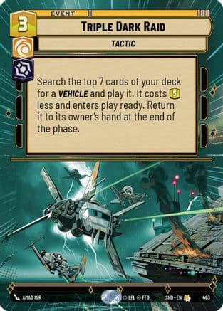 Triple Dark Raid (Hyperspace) — Shadows of the Galaxy