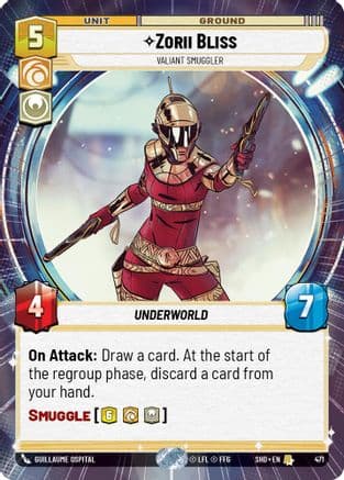 Zorii Bliss - Valiant Smuggler (Hyperspace) — Shadows of the Galaxy