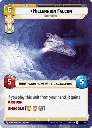 Millennium Falcon - Lando's Pride (Hyperspace) — Shadows of the Galaxy