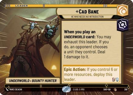 Cad Bane - He Who Needs No Introduction (Hyperspace) — Shadows of the Galaxy