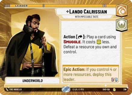 Lando Calrissian - With Impeccable Taste (Hyperspace) — Shadows of the Galaxy