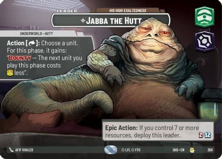 Jabba the Hutt - His High Exaltedness (Showcase) — Shadows of the Galaxy