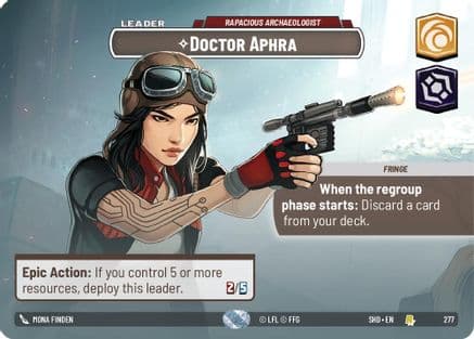 Doctor Aphra - Rapacious Archaeologist (Showcase) — Shadows of the Galaxy