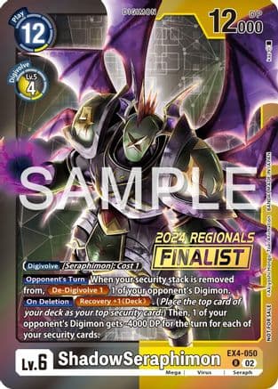 ShadowSeraphimon (2024 Regionals Finalist) — Alternative Being Booster