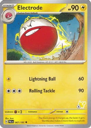 Electrode - Pikachu 6 — Battle Academy 2024 Pokémon TCG card by Scov