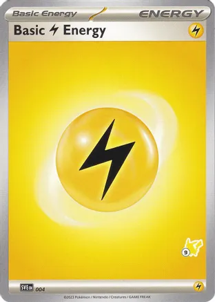 Basic Lightning Energy - Pikachu 9 — Battle Academy 2024