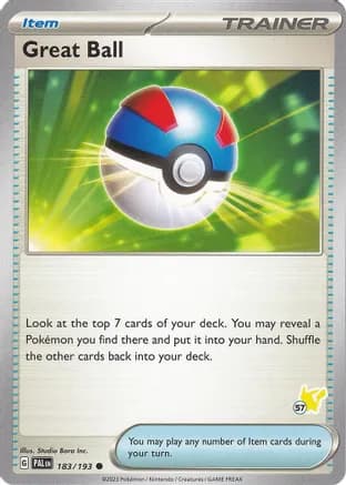 Great Ball - Pikachu 57 — Battle Academy 2024