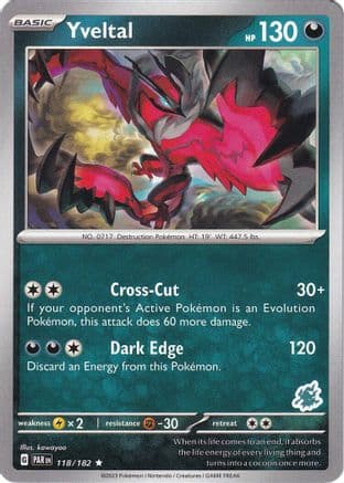 Yveltal - Darkrai Deck — Battle Academy 2024 Pokémon TCG card by kawayoo