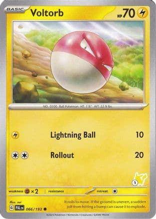 Voltorb - Pikachu 1 — Battle Academy 2024 Pokémon TCG card by sui