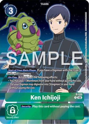 Ken Ichijoji - P-125 (Digimon Adventure 02: The Beginning Set) — Digimon Promotion Cards