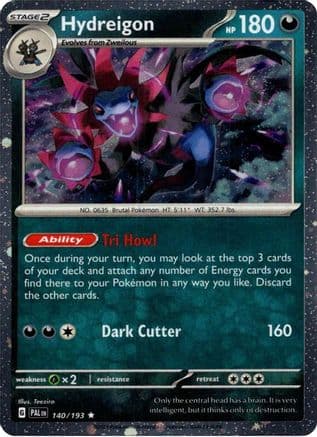 Hydreigon (Cosmos Holo) — Blister Exclusives Pokémon TCG card by Teeziro
