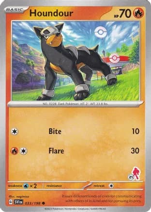 Houndour - Armarouge 21 — Battle Academy 2024