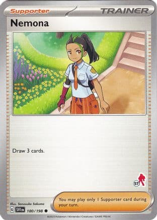 Nemona - Armarouge 57 — Battle Academy 2024 Pokémon TCG card by Atsuko Nishida