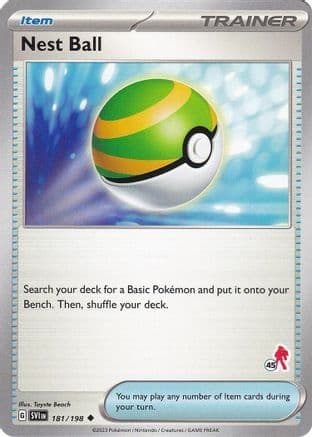 Nest Ball - Armarouge 45 — Battle Academy 2024 Pokémon TCG card by Toyste Beach