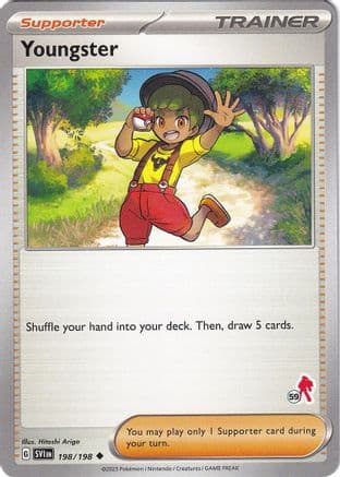 Youngster - Armarouge 59 — Battle Academy 2024 Pokémon TCG card by Hitoshi Ariga