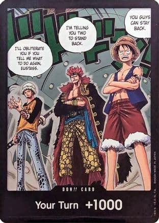 DON!! Card (Trafalgar Law, Eustass Kid and Monkey.D.Luffy) (Double Pack Set Vol. 4) — 500 Years in the Future