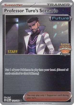 Professor Turo's Scenario - 171/182 (Regional Championships) [Staff] — League & Championship Cards