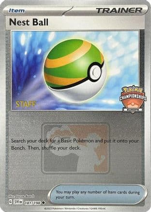 Nest Ball - 181/198 (Europe Championships) [Staff] — League & Championship Cards