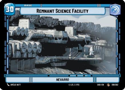 Remnant Science Facility // Experience — Shadows of the Galaxy Star Wars: Unlimited card by Amie Mutt