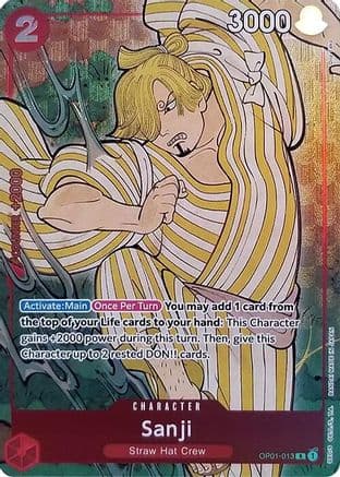 Sanji (English Version 1st Anniversary Set) — One Piece Promotion Cards