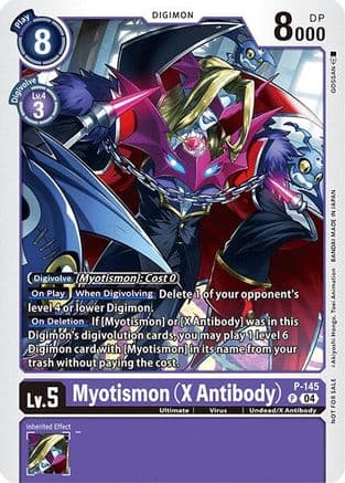 Myotismon (X Antibody) - P-145 (Store Tournament 2024 Jul. - Sep. Participation Pack) — Digimon Promotion Cards