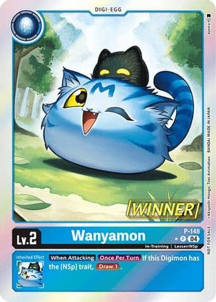 Wanyamon - P-148 (Store Tournament 2024 Jul. - Sep. Winner Pack) — Digimon Promotion Cards